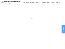 Tablet Screenshot of innovation-framework.com
